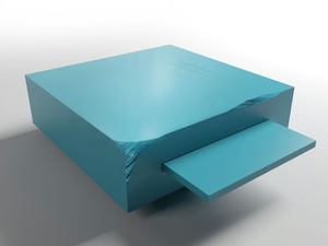 DOUBLE - Low square coffee table _ Adriani e Rossi edizioni